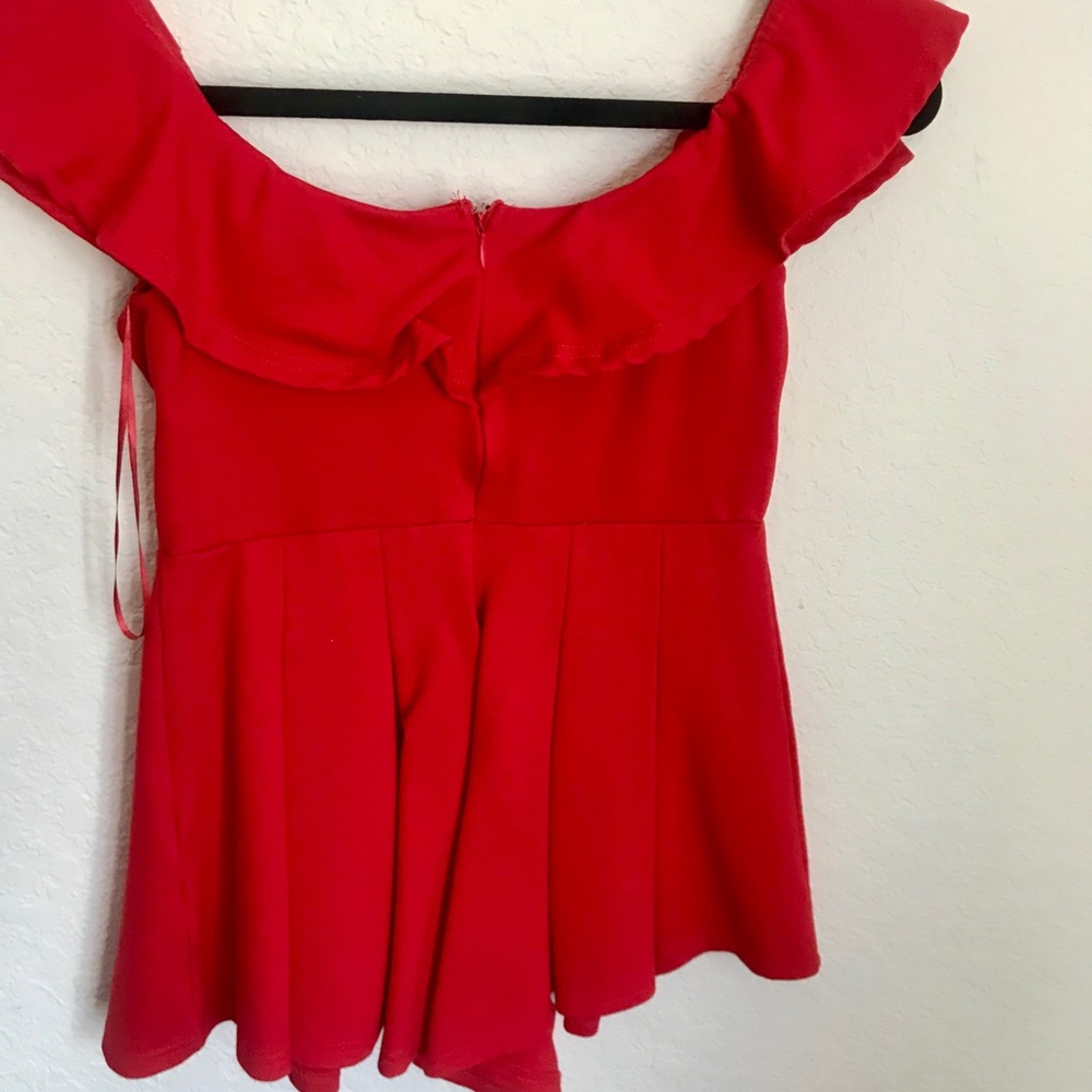 Red romper - Picture 3 of 4